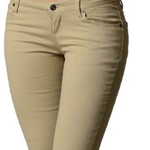 MISS JR LOW RIDER SKINNY JEANS SIZE 15/16 LARGE KH